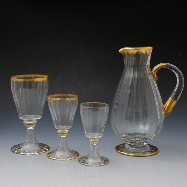 ドーム工房「Damon × Daum ワイングラス 高さ12cm（容量約70ml