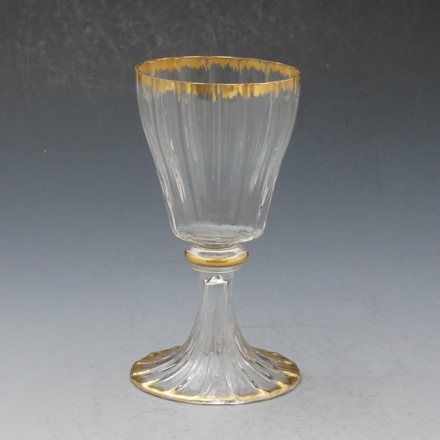 ドーム工房「Damon × Daum ワイングラス 高さ12cm（容量約70ml