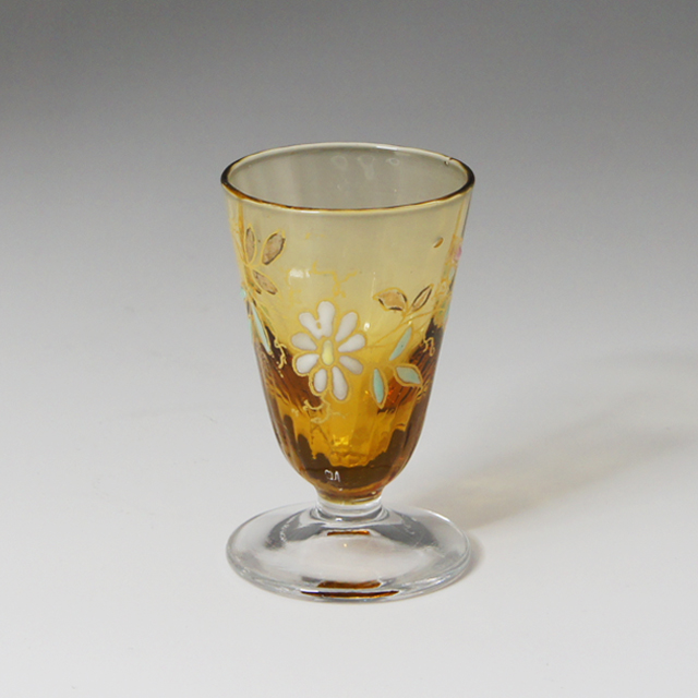 アンティーク琥珀色のガラスのお皿 アクセサリー置き、フェントンお