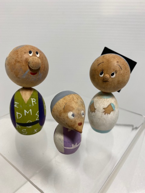 昭和レトロ土人形フクちゃんキヨちゃん戦前?