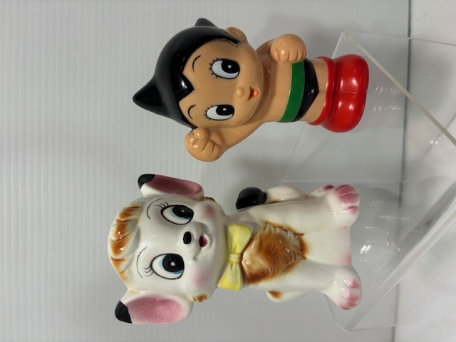 ジャングル大帝レオ☆陶器製☆人形☆貯金箱 12．3cm 昭和レトロ