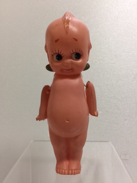 キューピー セルロイド 人形 14．5cm 当時物 マーク 刻印有 現状