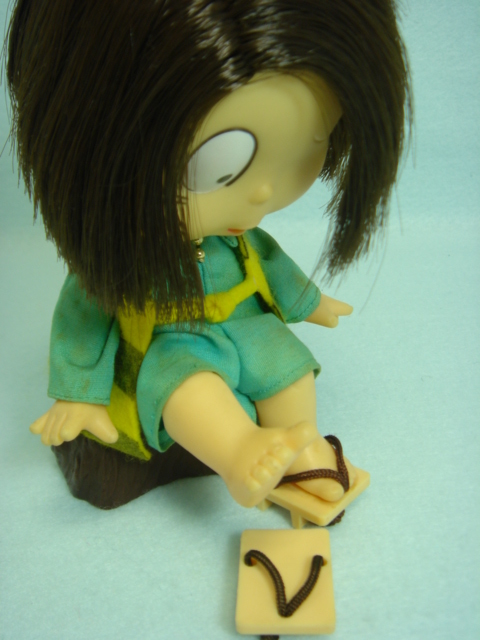 あんそにぃ ゲゲゲの鬼太郎 下駄けり人形 おもちゃ リプロ箱付き あん