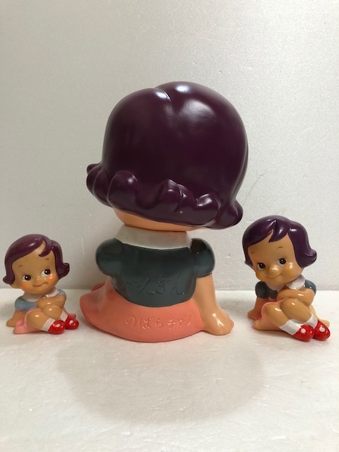 カウンター用・店頭用☆第一勧業銀行 のばらチャン ソフビ人形 大型