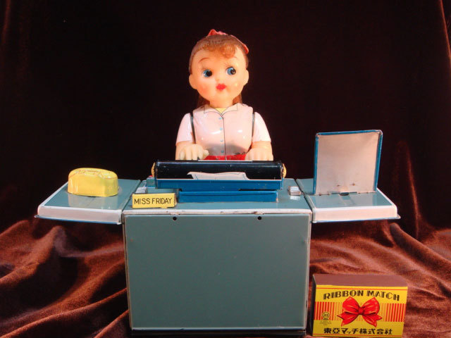 日本製 タイプライター トレードマーク社 ブリキ 玩具 レトロ