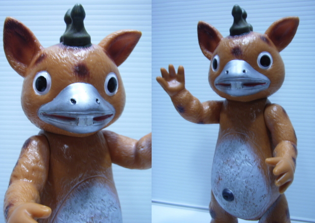 昭和レトロ マルサン デラックス 快獣ブースカ ソフビ M1号復刻版絶版