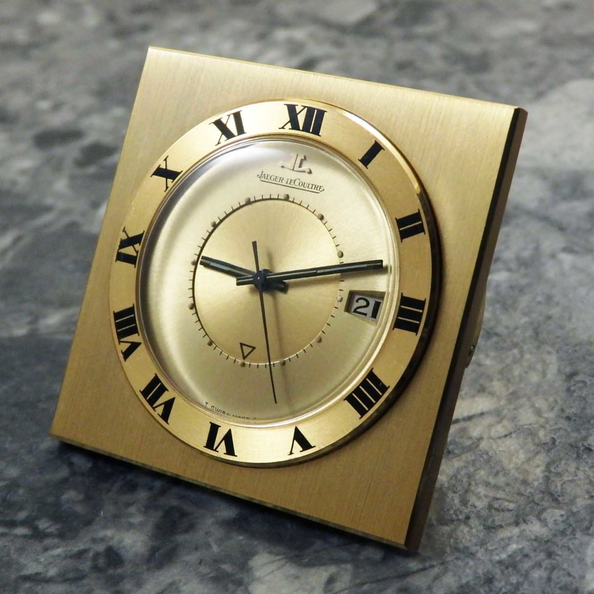 Jaeger-LeCoultre アラームクロック ヴィンテージ 置時計 手巻き