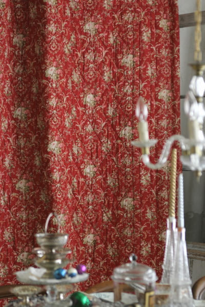 アンティークコットンレースカーテン フランス 【Antiques Truffle