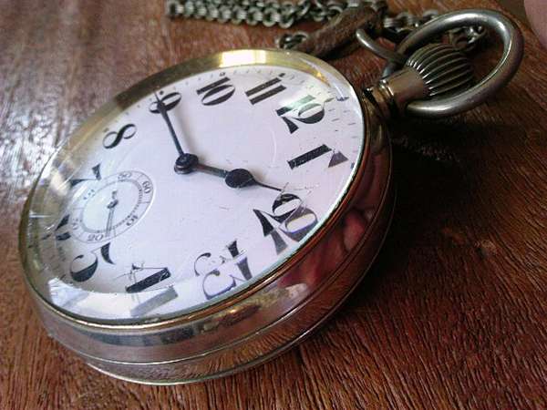 逓信省 懐中時計 特大65ミリ 琺瑯文字盤 1940年代 希少品 | アンティー