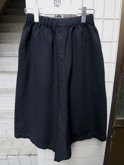 USED】COMME des GARCONS(コムデギャルソン)ポリ淑縮クロップド袴パンツ