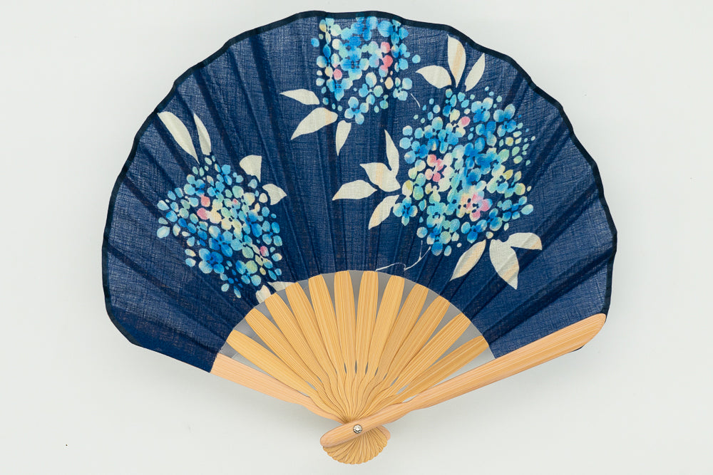 扇子ケース付、紙箱入り】紫陽花– 扇専門店 万葉