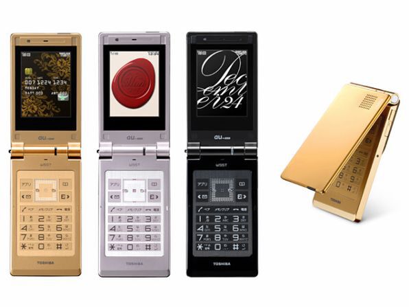 ASCII.jp：au、厚さ9.9mmのカードサイズスリムケータイ「W55T」を7日発売