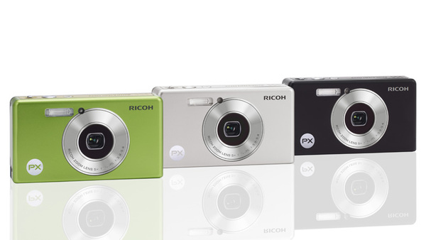 133】 美品！RICOH PX デジタルカメラ イエロー系 ライムグリーン