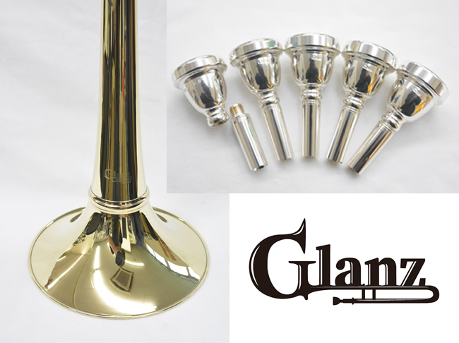GLANZ トロンボーンマウスピース カップ3 GLANZ トロンボーンマウス