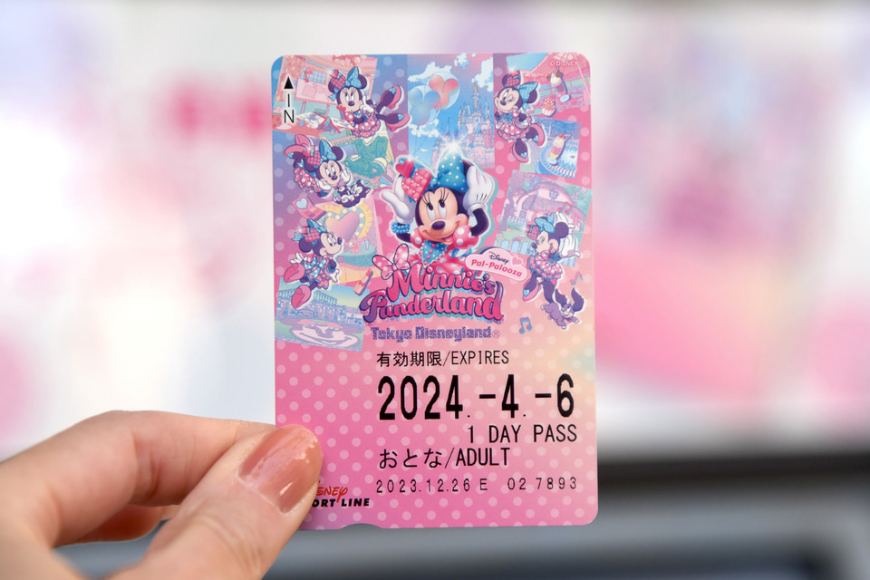 使用済】①特殊デザイン ディズニーリゾートライン 切符 パス リゾラ