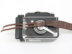 TOKYO TRADING、ローライフレックスF型用の本革ストラップ - デジカメ