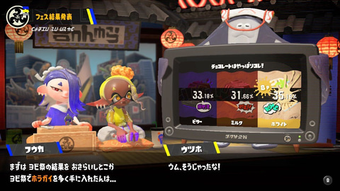 スプラ3」、第4回フェスは「ホワイト」の圧勝！ ゲーム内にて最終結果