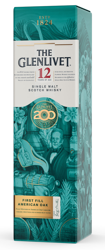ザ・グレンリベット 12年 200周年記念 限定ボトル」1月22日発売