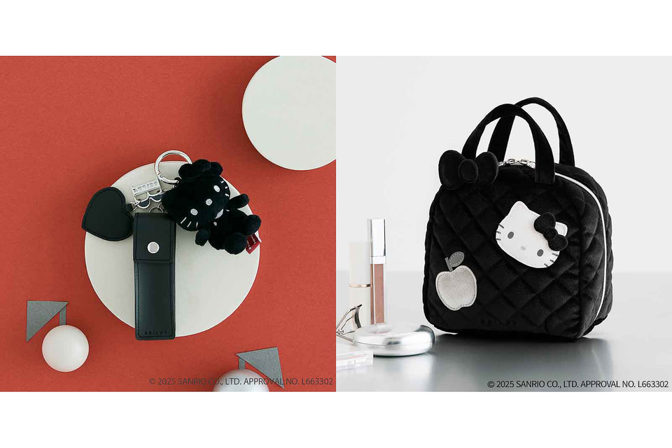 セブン-イレブン、黒い「ハローキティ」の大人かわいいポーチとリップ
