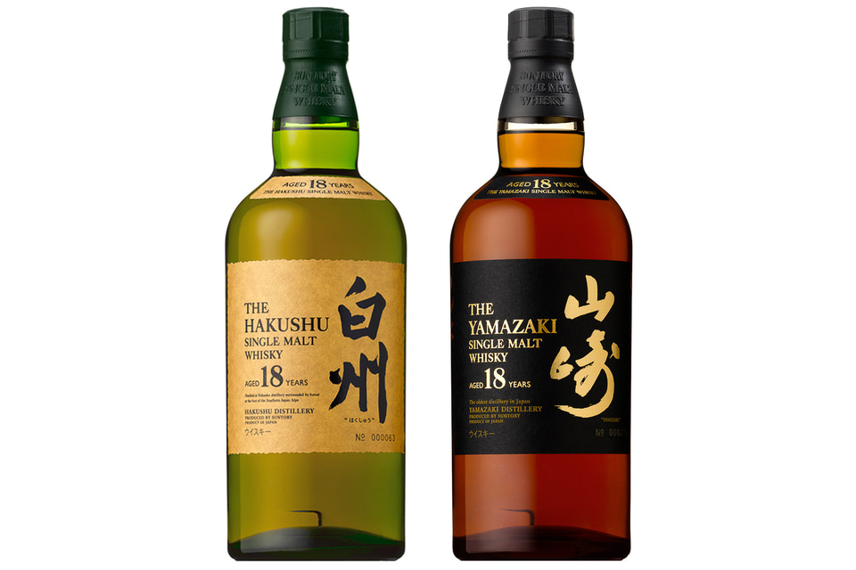 Mop man 白州12年、山﨑18年12年、響4本セット ダイエー、