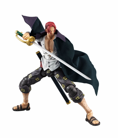ワンピース」より四皇の1人「赤髪のシャンクス」が可動フィギュア