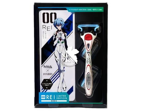 エヴァのプラグスーツとSchickカミソリのコラボ。レイ、アスカ、マリの