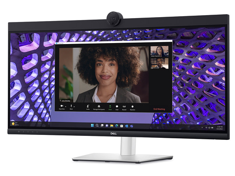 デル、Web会議向けの34型湾曲モニター - PC Watch