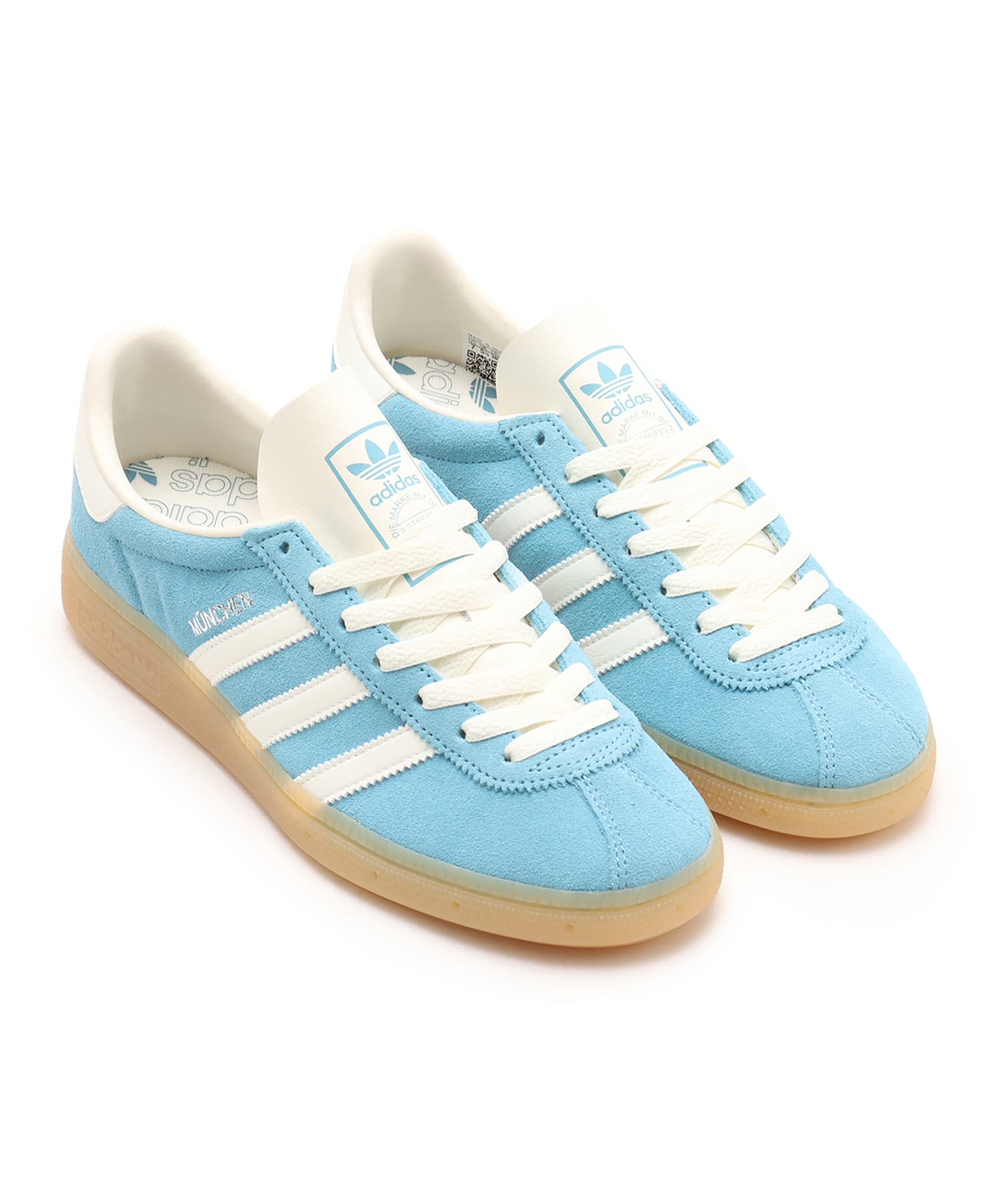 adidas MUNCHEN W PREBLU/OWHITE/SILVMT（アディダス ミュンヘン W