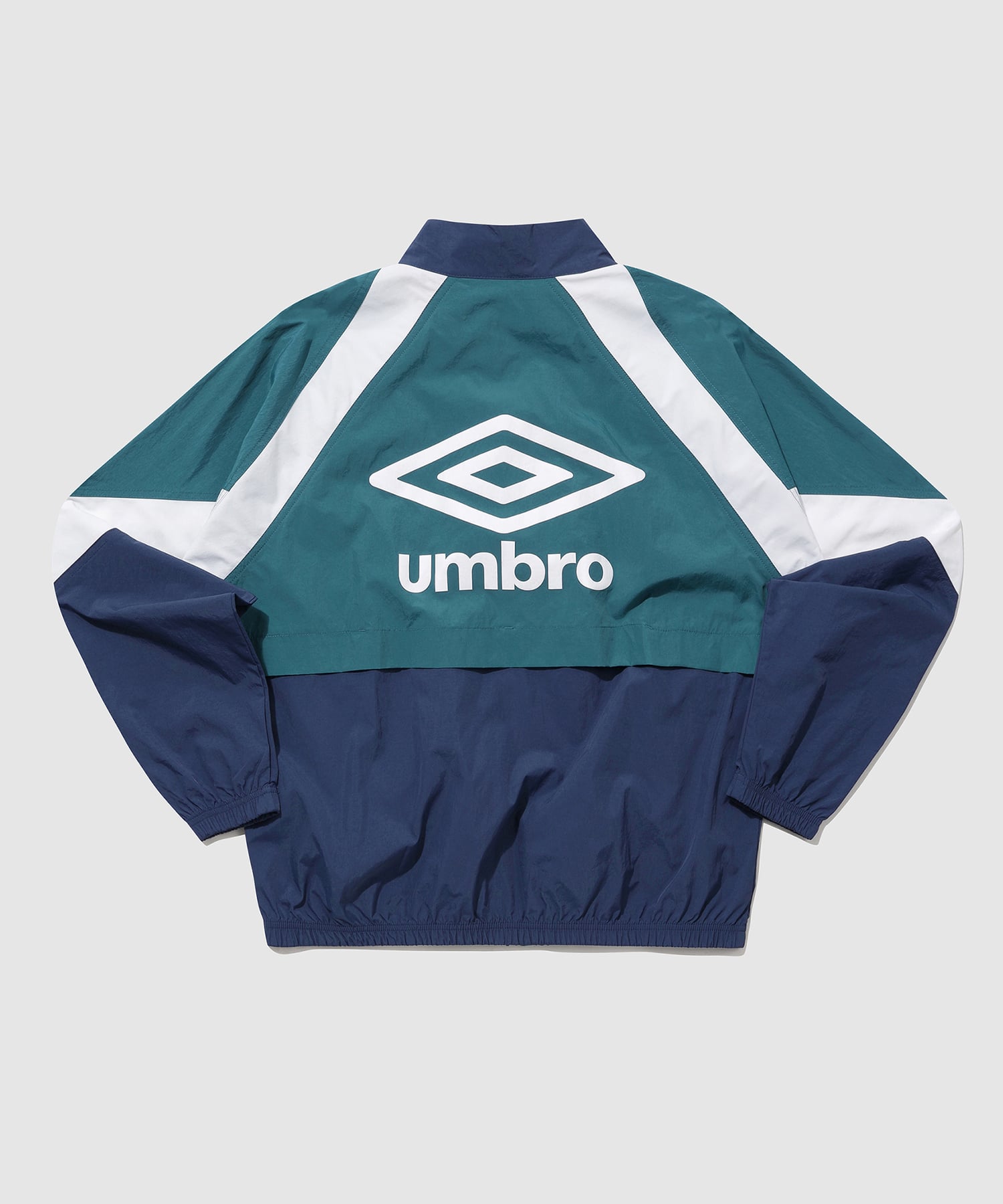 UMBRO 【KOREA COLLECTION】COLOR BLOCK STAND-NECK JACKET ブルー