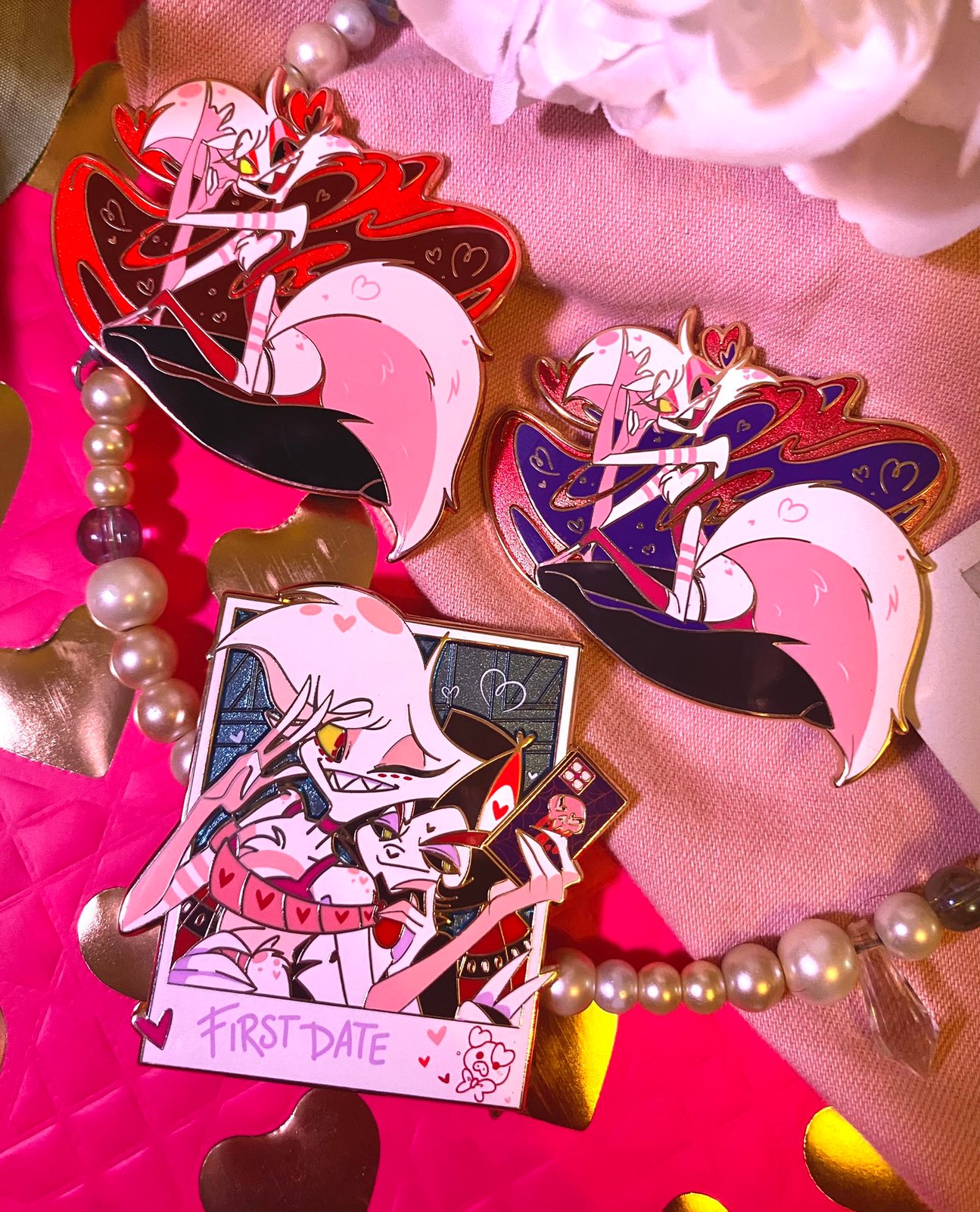 hazbinhotel angeldust エンジェルダスト ピンバッジ hazbinhotel