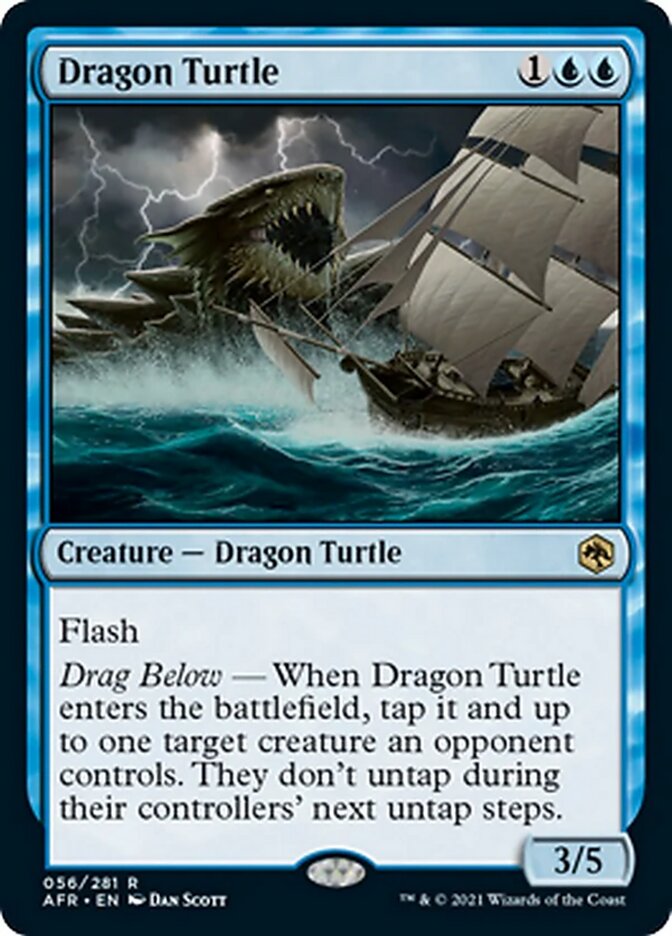 MTG 簡体字イラスト版 角海亀 Horned Turtle ポータル 他言語 MTG S