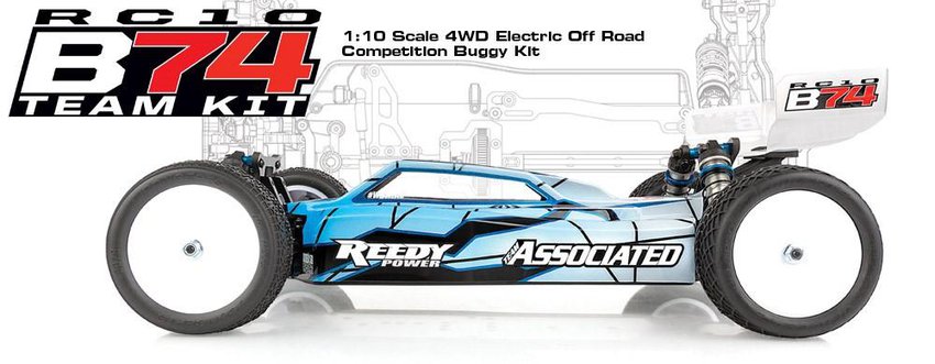 LiveRC - Team Associated unveils the new B74 1/10 4wd buggy kit