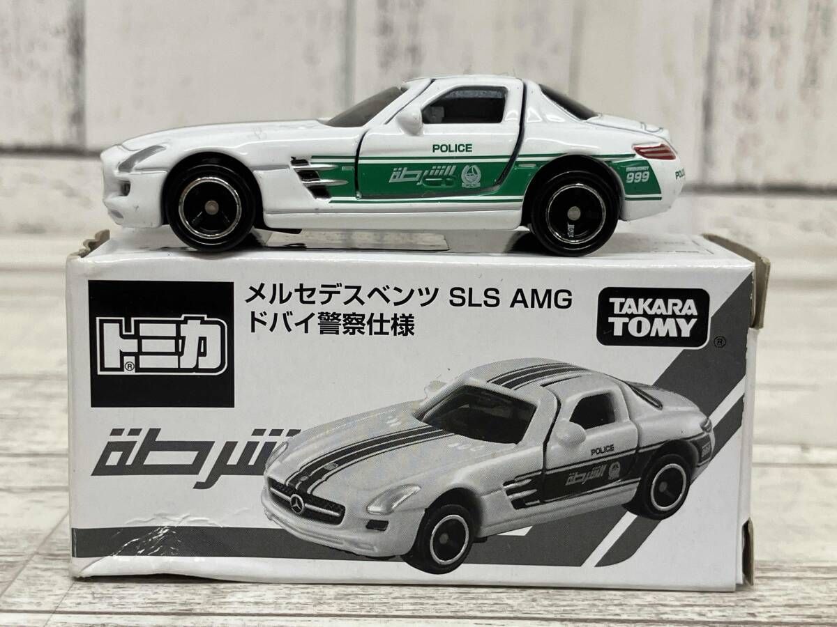 トミカ メルセデスベンツ SLS AMG ドバイ警察仕様 - メルカリ