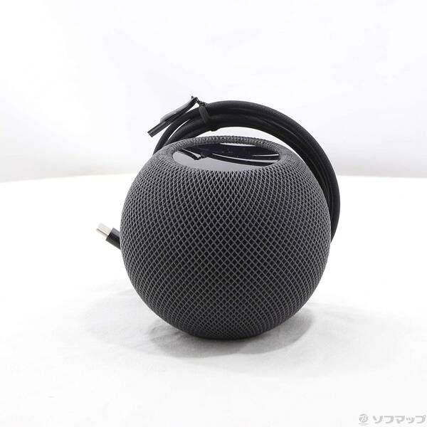 中古品〕 Pod mini スペースグレイ MY5G2J／A 中古品〕 HomePod mini