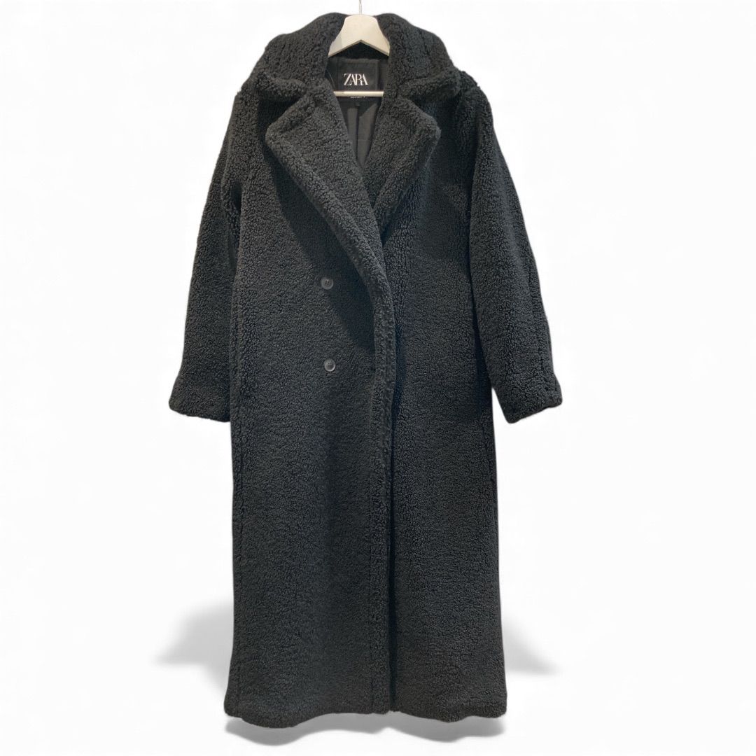 タグ付き未使用品】ZARA/ザラメンズ/ウールダブルブレストロングコート