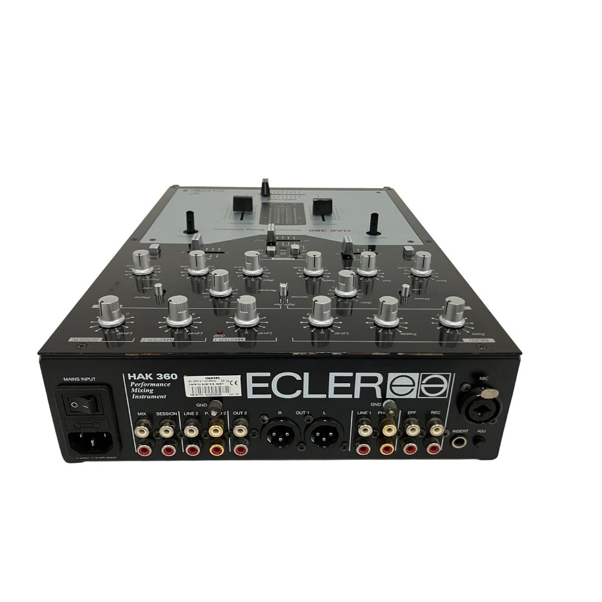 ECLER HAK 360 DJミキサー(ジャンク) ECLER HAK 360 エクラー DJ