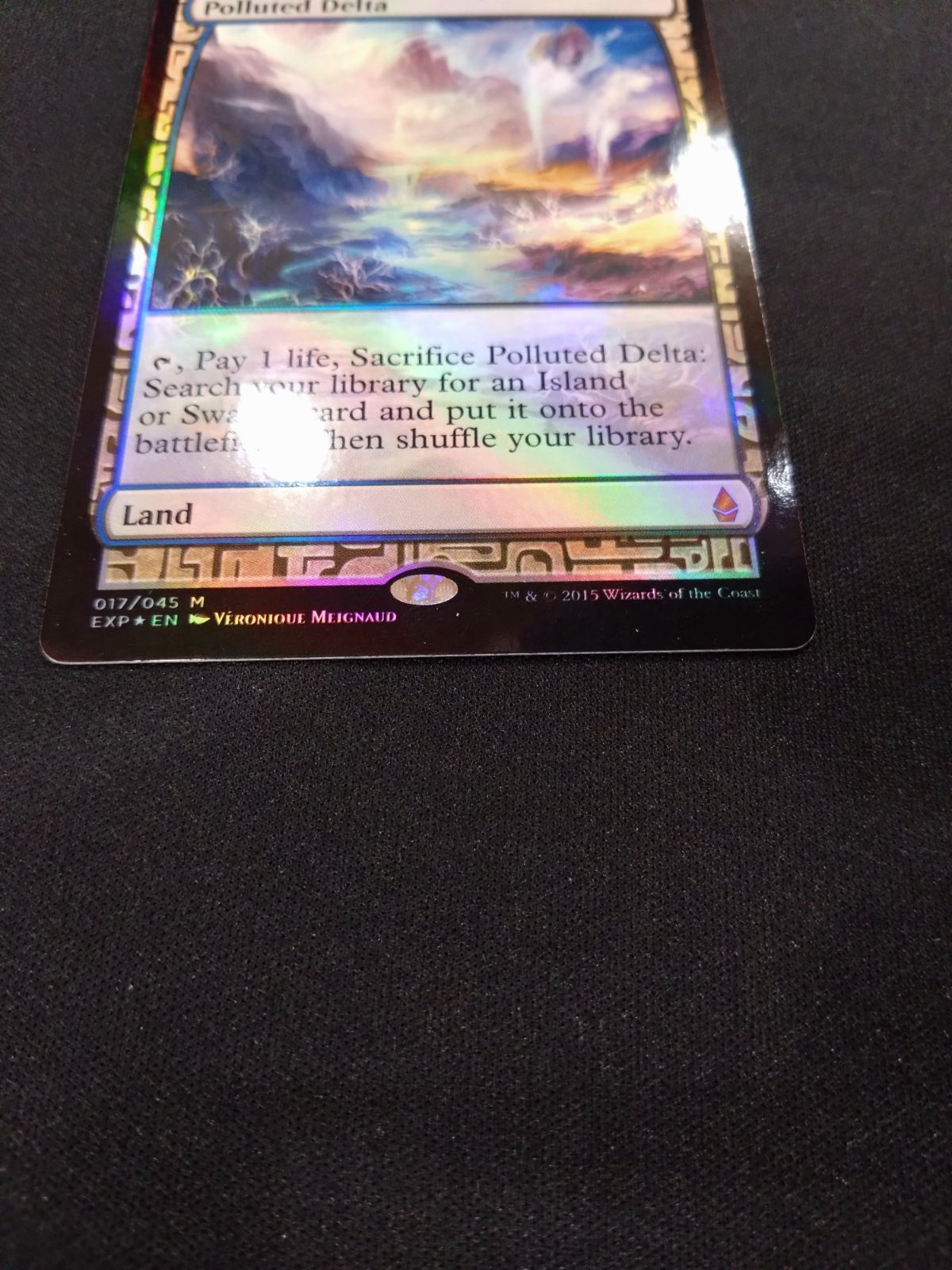 5/16までの出品】【汚染された三角州】【EXP】【foil】 汚染された