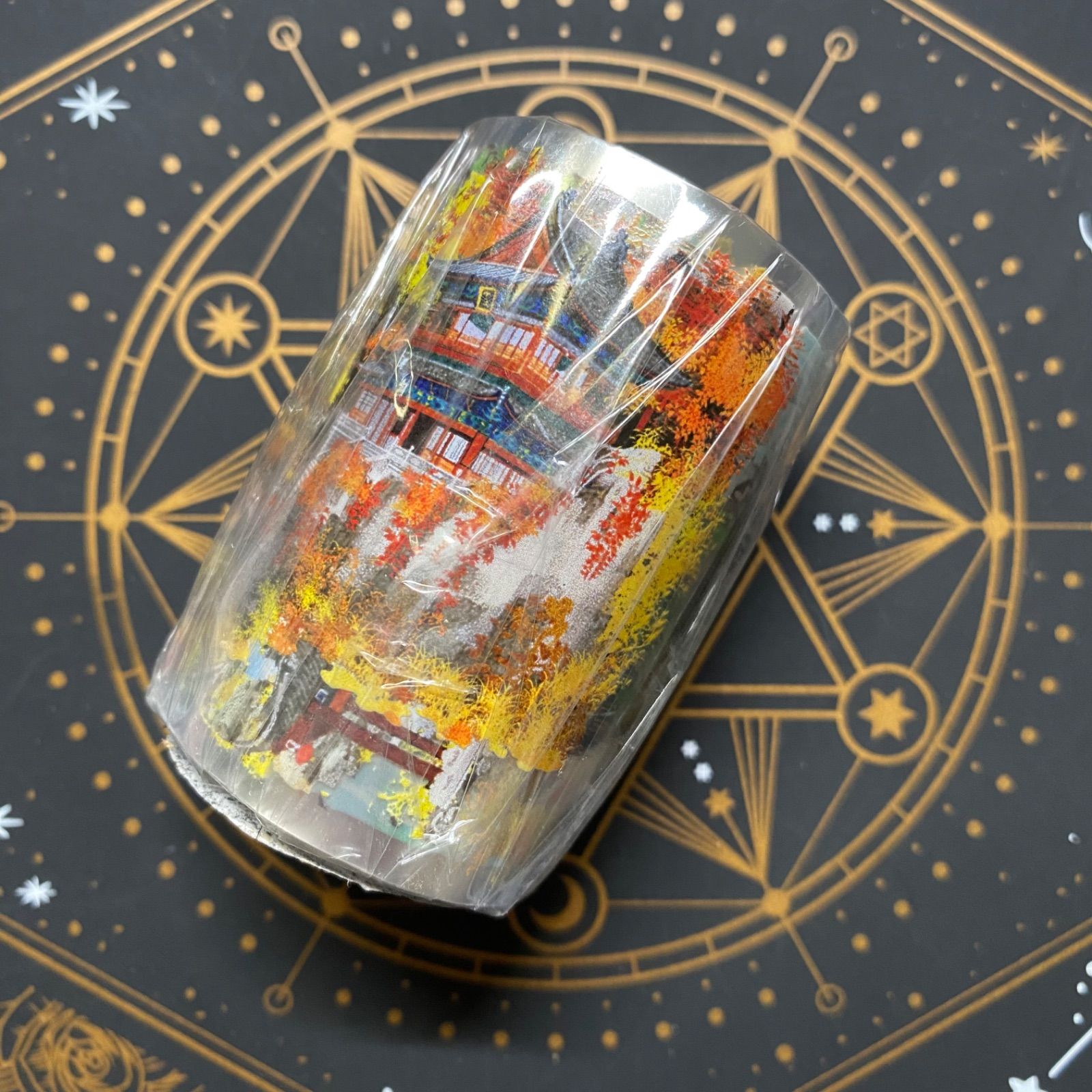 8728】海外 マステ 5m巻売り PETカッティング 背景 道路 購入 8728