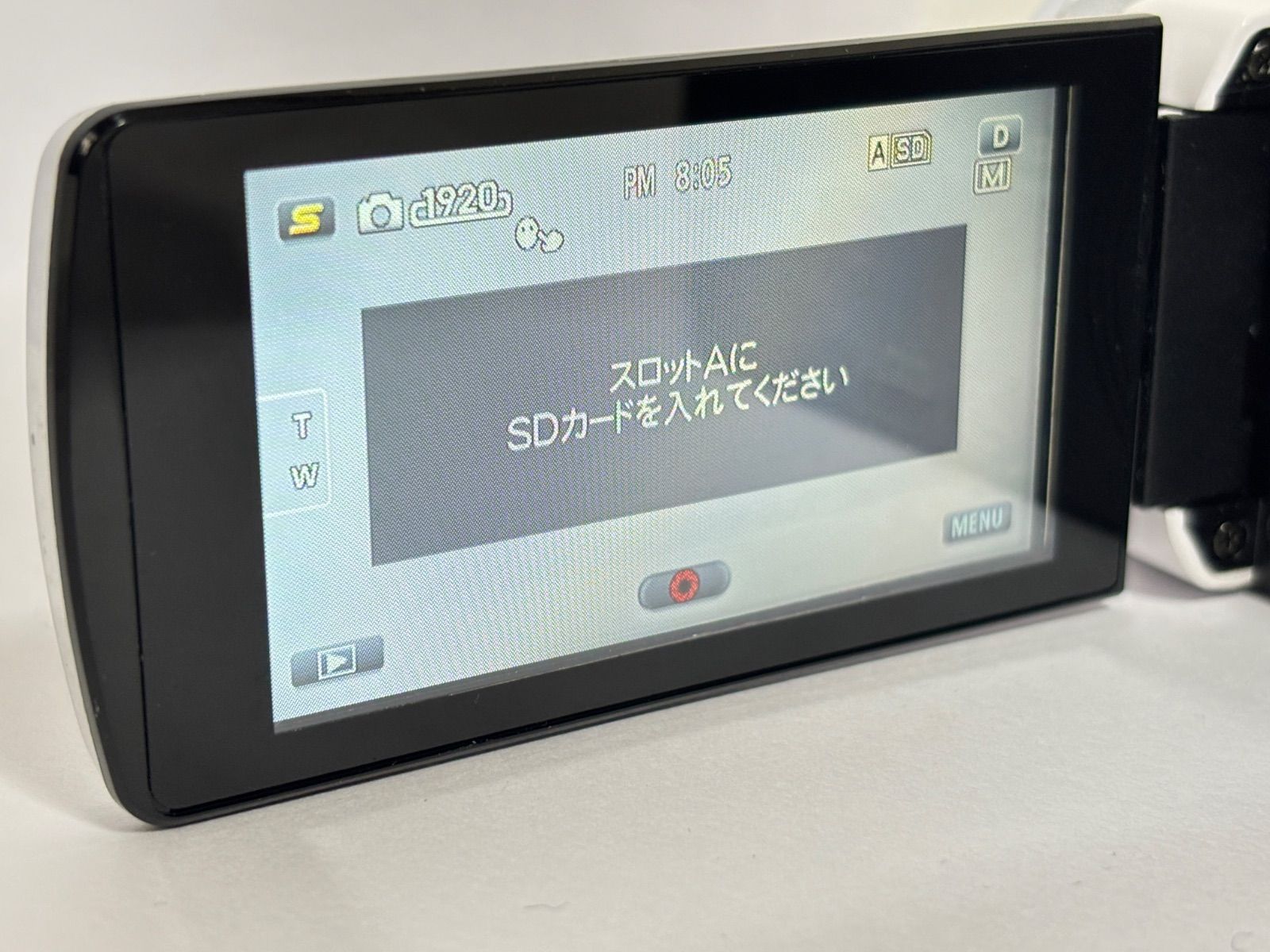 JVC GZ-HM33 W FULL HD ホワイト ビデオカメラ