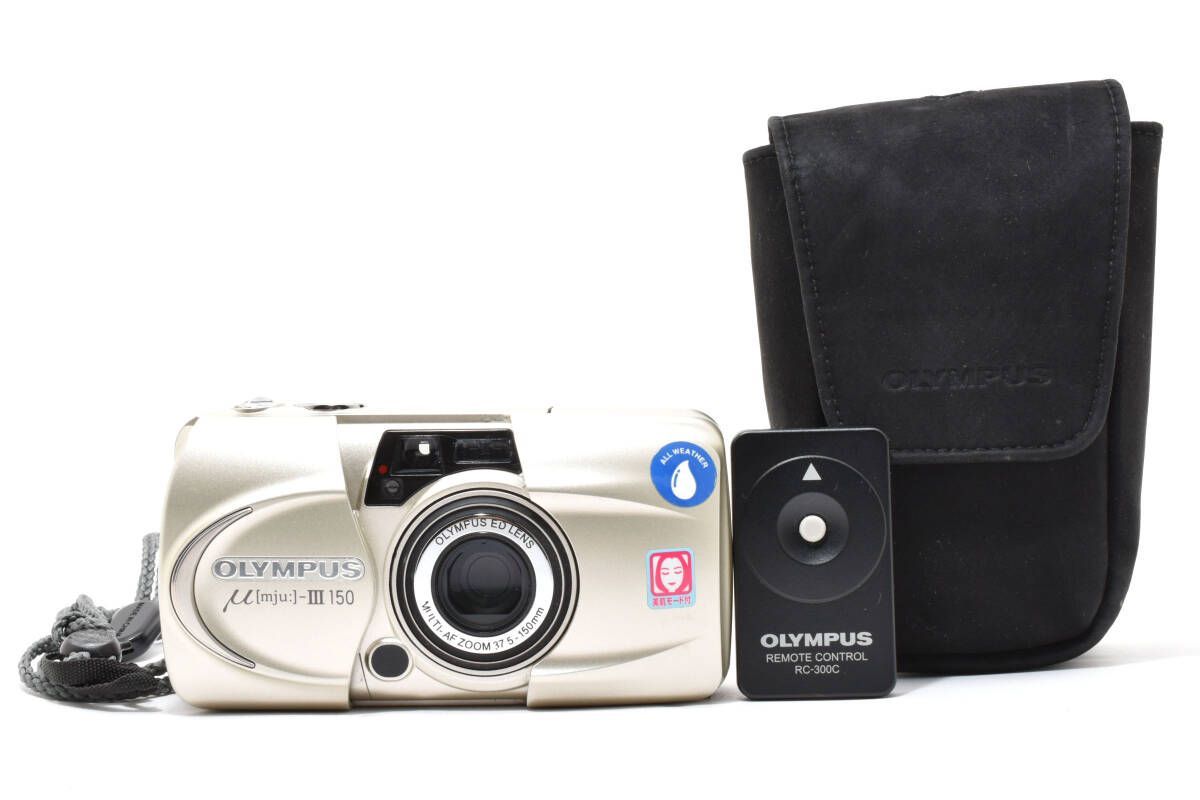 極美品 オリンパス OLYMPUS μ［mju:] Ⅲ 150 ミュー μ（ミュー）-III