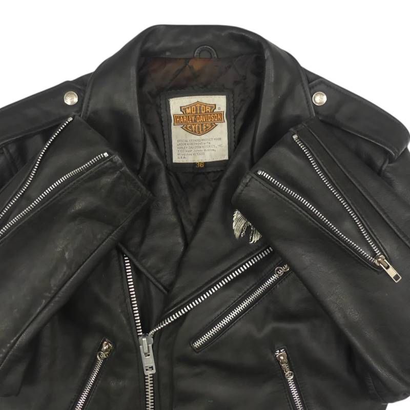 HARLEY DAVIDSON 高品質 ハーレーダビッドソンライダースジャケット 本