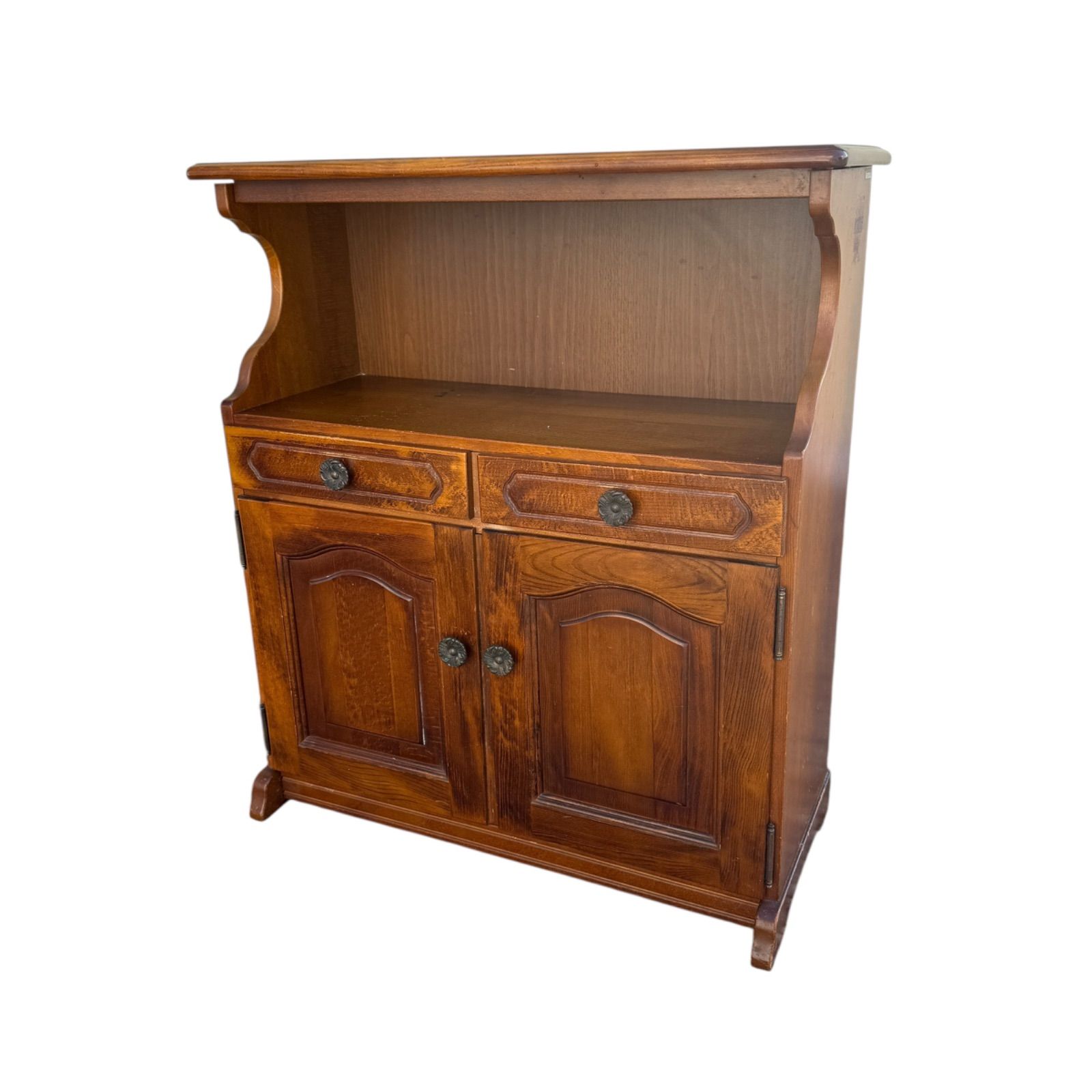 希少 極美品 カリモク 電話台 飾り台 キャビネット オールドカリモク