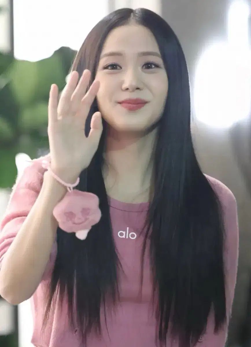 ジス R ジス シューモン キーホルダー ライトピンク バーガンディ alo