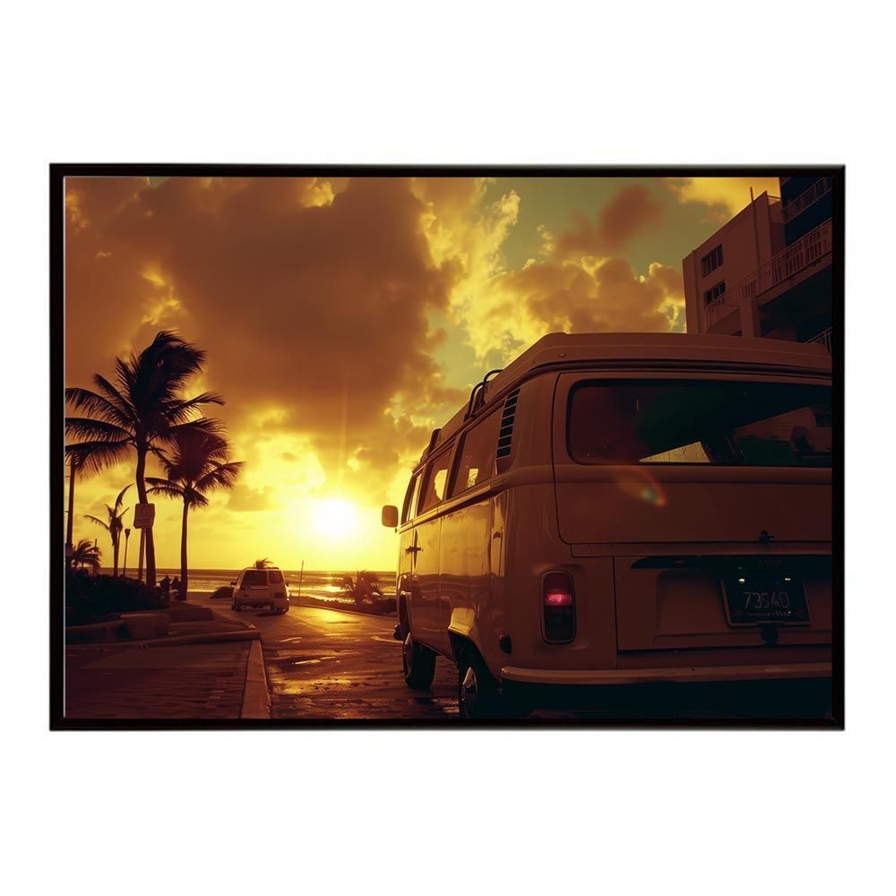 A1サイズ（約59x84cm）】【lh-poster-7978】サーフ サーフバン 海岸