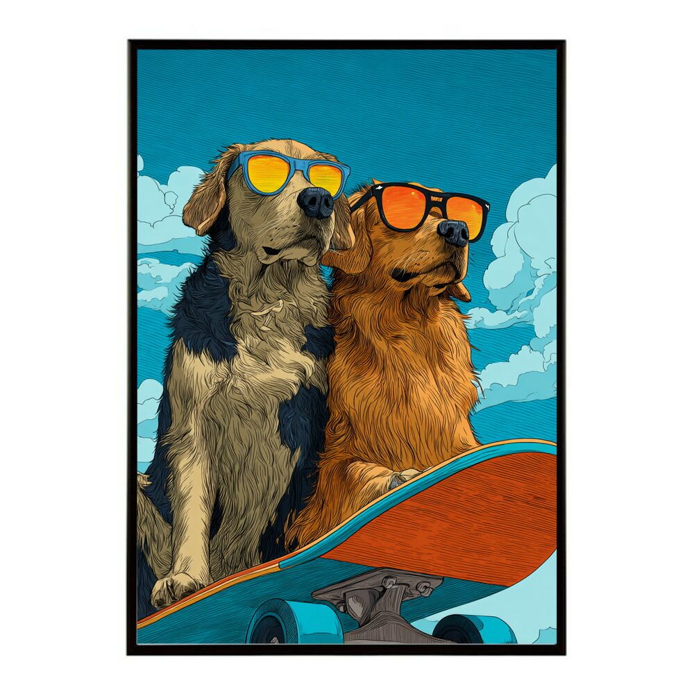 B2サイズ（約51x73cm）】【lm-poster-1906】【フレーム付き】カラフル