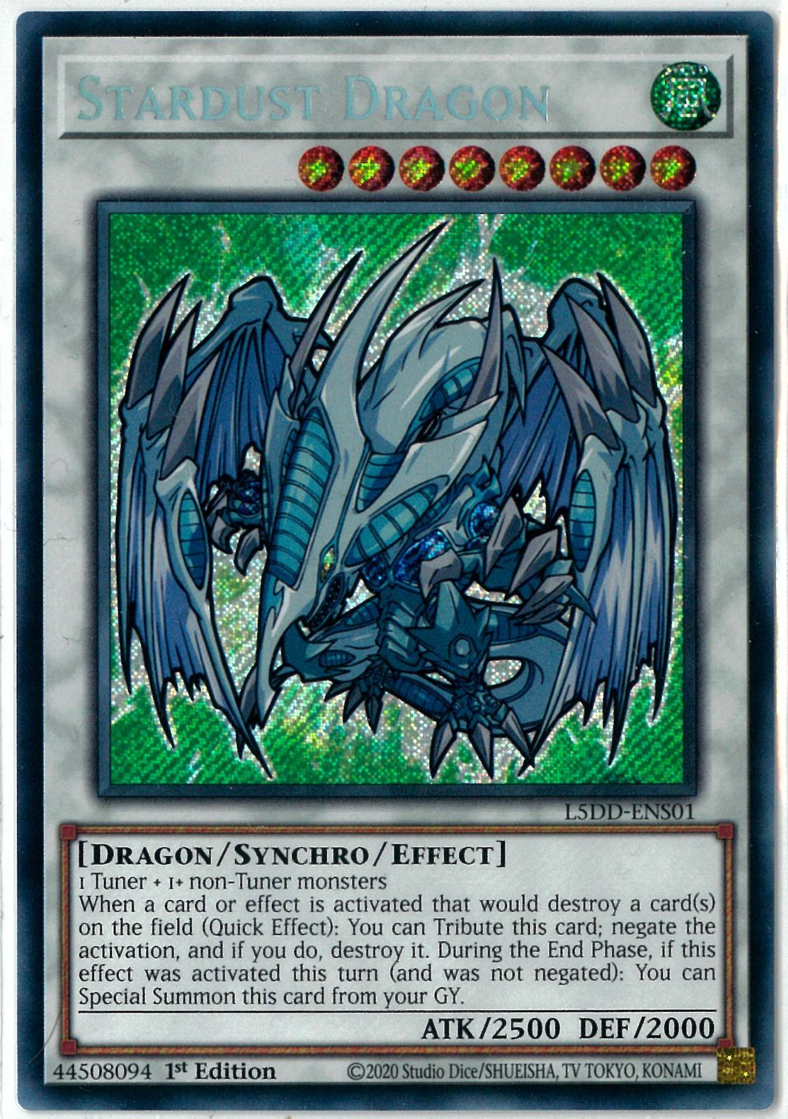 スターダストドラゴン 英語 1st レリーフ STARDUST DRAGON