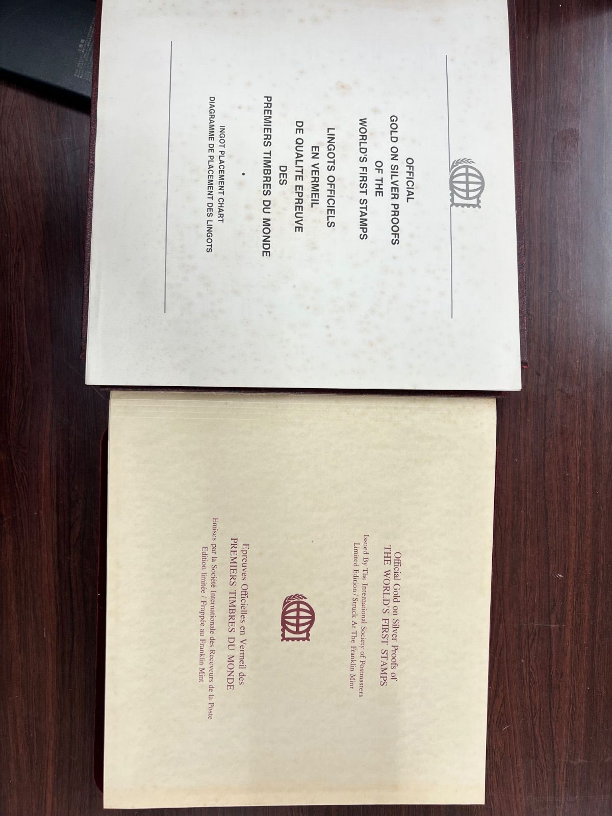 △世界の切手コレクションアルバムBOX フランクリンミント △世界の