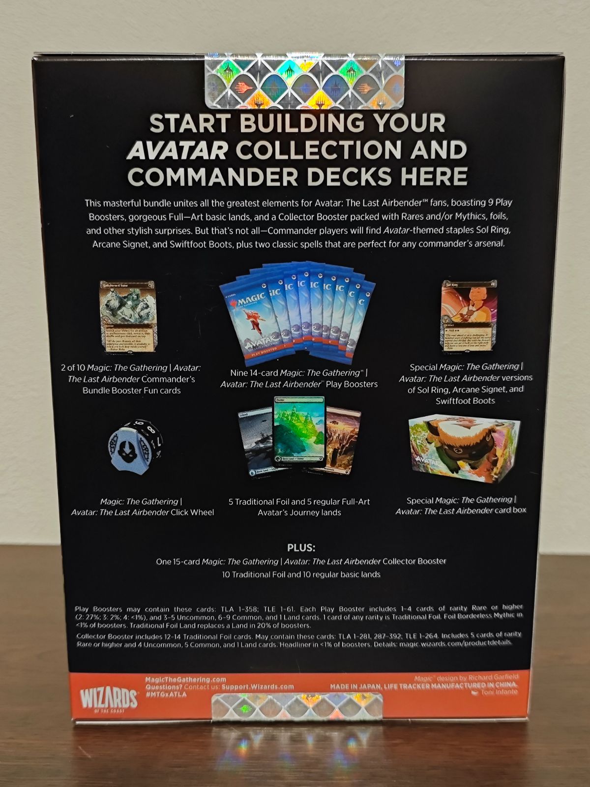 MTG アバター 伝説の少年アン Commander's Bundle 英語版