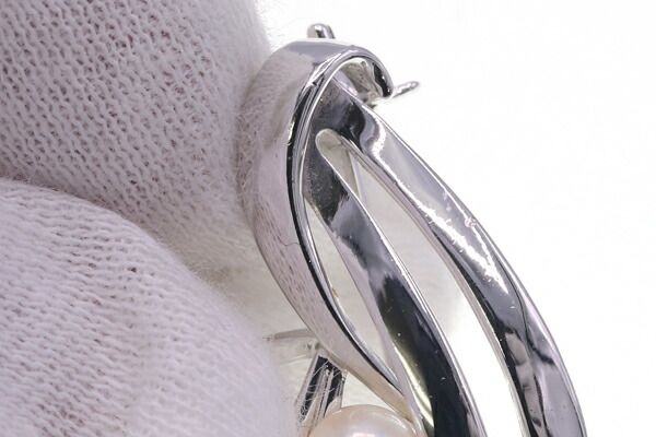 コレクション ミキモト ブローチ パール □S刻印 シルバー MIKIMOTO