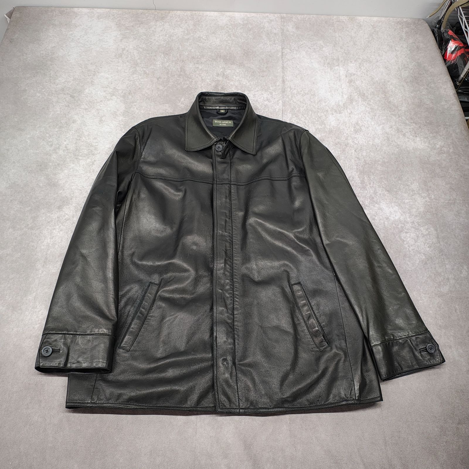 ○Wind Armor ウインドアーマー レザージャケットシングルライダース